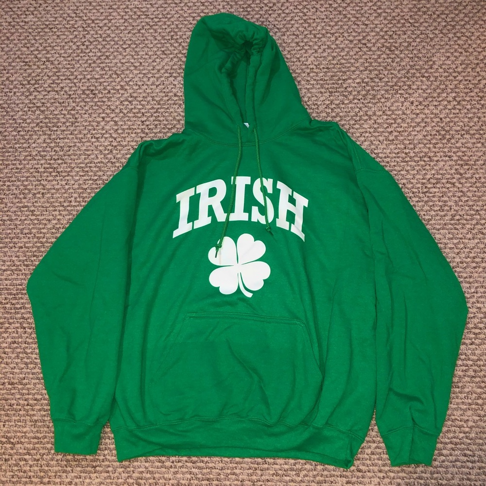 Green IRISH hoodie